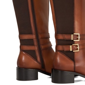 Tatter Knee-High Riding Boots