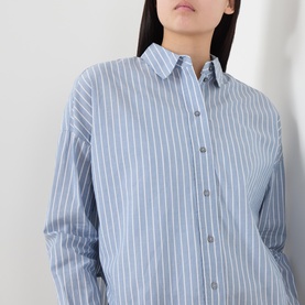 Striped Loose Fit Blouse