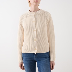 Rib Knitted Cardigan