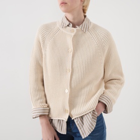 Rib Knitted Cardigan