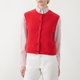 Rib Knitted Vest