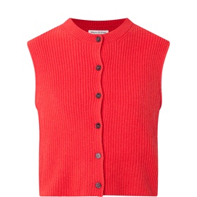 Rib Knitted Vest