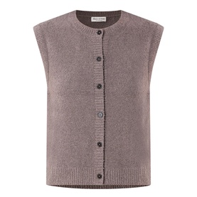 Boucl&eacute; Knitted Vest