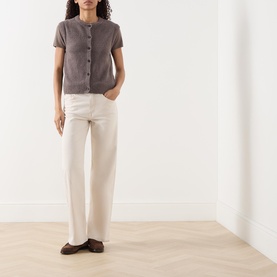 Boucl&eacute; Knitted Vest