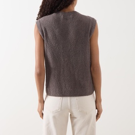 Boucl&eacute; Knitted Vest