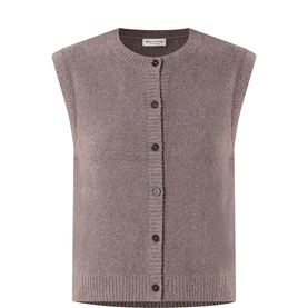 Boucl&eacute; Knitted Vest