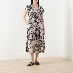 Floral Flared Dress