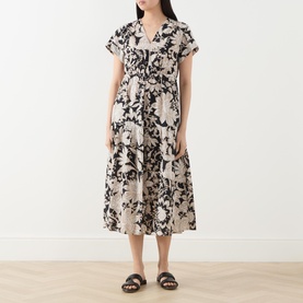 Floral Flared Dress