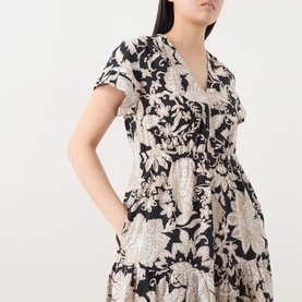 Floral Flared Dress
