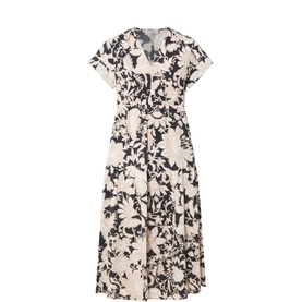 Floral Flared Dress