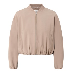 Blouson Cropped Bomber Jacket