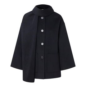 Patch Pocket Collarless Jacket