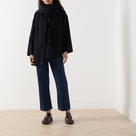 Patch Pocket Collarless Jacket