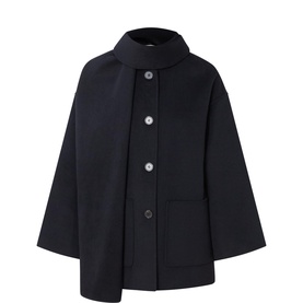 Patch Pocket Collarless Jacket