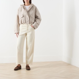 Water-Repellent Drawstring Jacket
