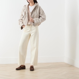 Water-Repellent Drawstring Jacket