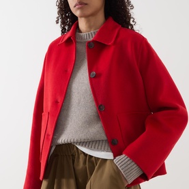 Patch Pocket Shirt Jacket