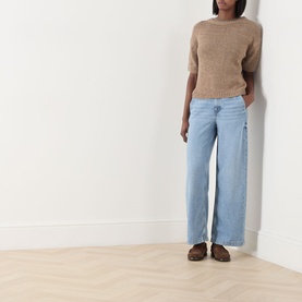 Luma High-Rise Wide Leg Jeans