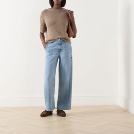 Luma High-Rise Wide Leg Jeans