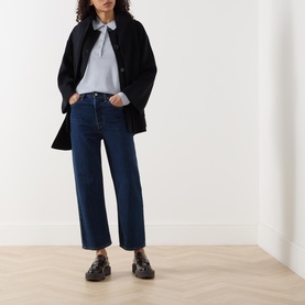 Fine Knit Polo Sweater