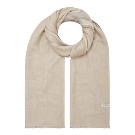 Double-Layer Frayed Scarf