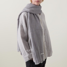 Colour-Blocked Woven Scarf