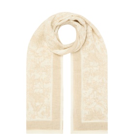 Printed Linen Scarf
