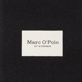 Logo Striped Oblong Knit Scarf