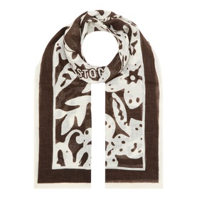 Printed Linen Scarf