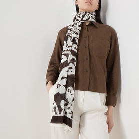 Printed Linen Scarf