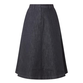 Flared Denim Skirt