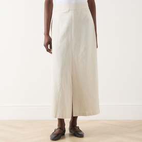 Slit Flared Skirt