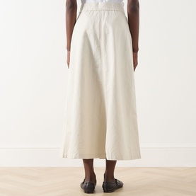 Slit Flared Skirt