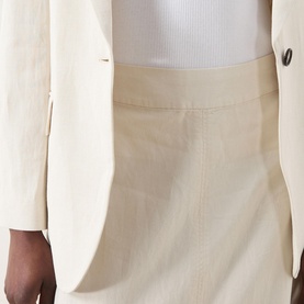 Slit Flared Skirt
