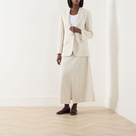 Slit Flared Skirt