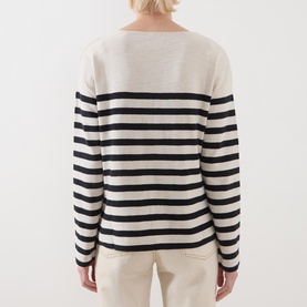 Breton Striped Long Sleeved Top