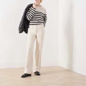 Breton Striped Long Sleeved Top