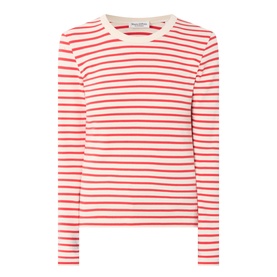 Logo Striped Long Sleeved Top
