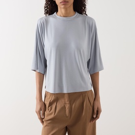 Solid Jersey Blouse