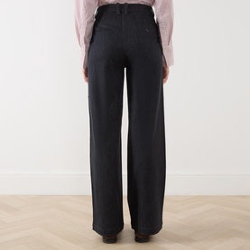 Denim Wide Leg Trousers