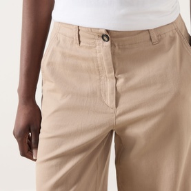 Lande Wide Leg Chino Trousers