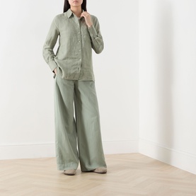 Woven Straight-Leg Trousers
