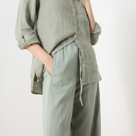 Woven Straight-Leg Trousers