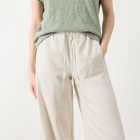 Woven Straight-Leg Trousers
