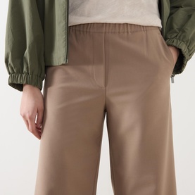 Cropped Culotte Trousers