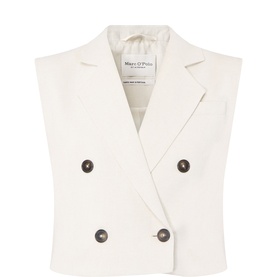 Double-Breasted Cropped Waistcoat