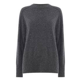 Fleck Seam Cashmere Sweater
