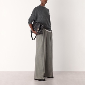 Fleck Seam Cashmere Sweater