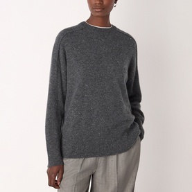 Fleck Seam Cashmere Sweater