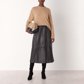 Fleck Seam Cashmere Sweater